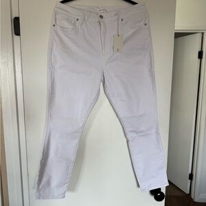 Good American Men's Straight Jeans in White